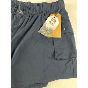 Avalanche Outdoor Supply Company XL Blue Cargo Shorts High Waisted‎ Relaxed